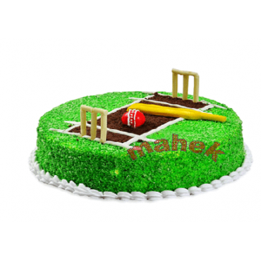 Cricket Pitch Cake V...