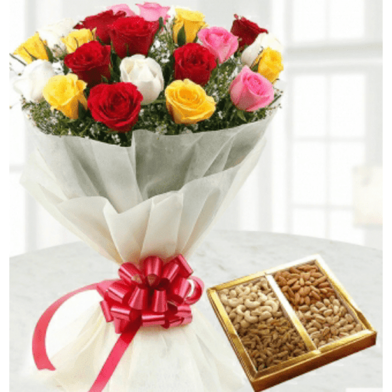 LOVE Gifts Flowers n Dry Fruit