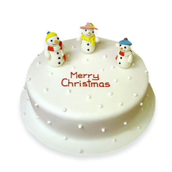 Snow playground cake.