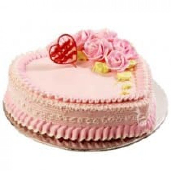 Strawberry Rose Cake