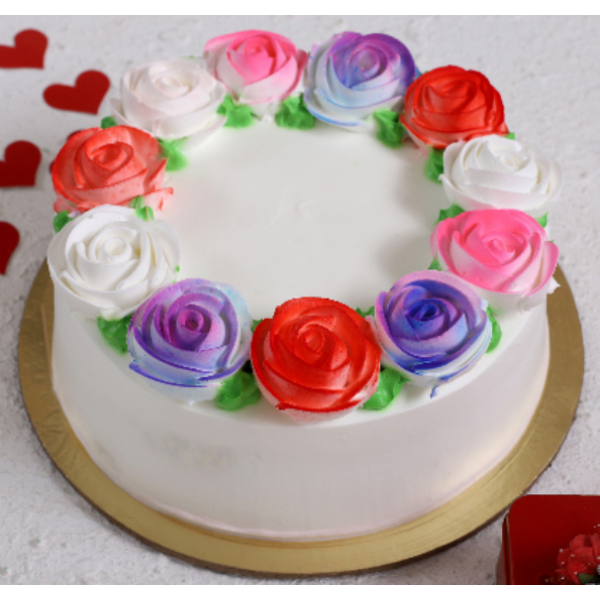 Roses Love Designer Cake