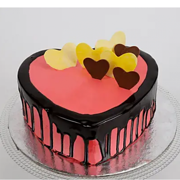 Delicious Hearts Cake .