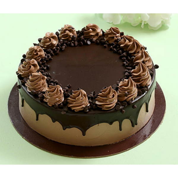 Glazed Chocolate Cream Cake.