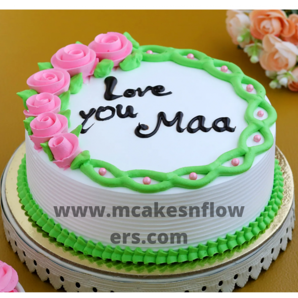 I love  mom  cake
