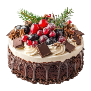 Chocolate Truffle Fruit Cake