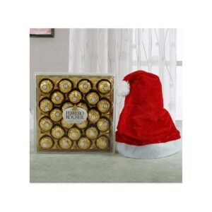 Ferrero chocolate with Santa
